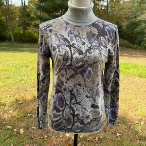 COURAGE b SWEATER TURTLENECK CASHMERE GRAY BLACK TAN PURPLE LONG SLEEVE SIZE M